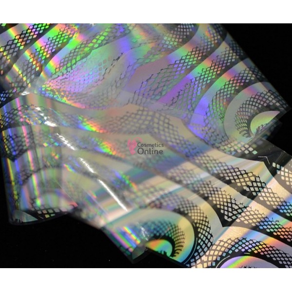 Folii de transfer, folie de unghii Holografica cu model F078